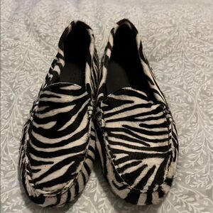 M. Gemi‎ Made in Italy Zebra Print Loafers Size 39